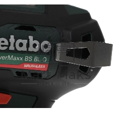 Дрель-шуруповерт Metabo Power Maxx BS BL, 12 В, 2 Ач, 34Нм, щеточный