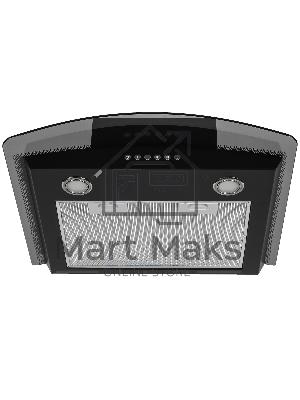 Вытяжка каминная Elikor Аметист S4 60П-700-Э4Д черный, 60 см, 700 куб. м/ч, 52 дБ