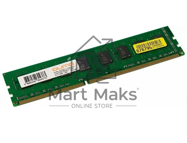 Оперативная память QUMO, DDR3L, 2GB (1x2GB), 1600MHz, CL11, DIMM
