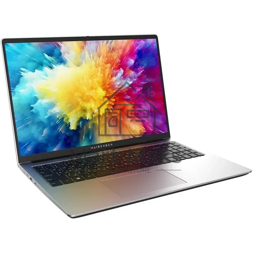 Ноутбук MAIBENBEN Medio M653 Ryzen 3 5400U 8Gb SSD 512Gb AMD Radeon Graphics 16 WUXGA IPS Cam 45.6Вт*ч Linux Серебристый M6531SB0LSRE0