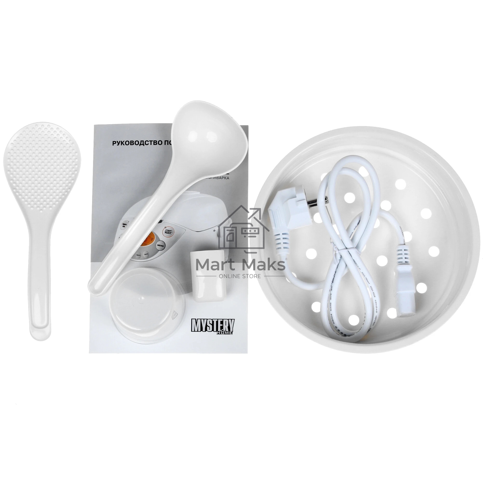 Мультиварка Mystery MCM-1017 3л 650Вт белый