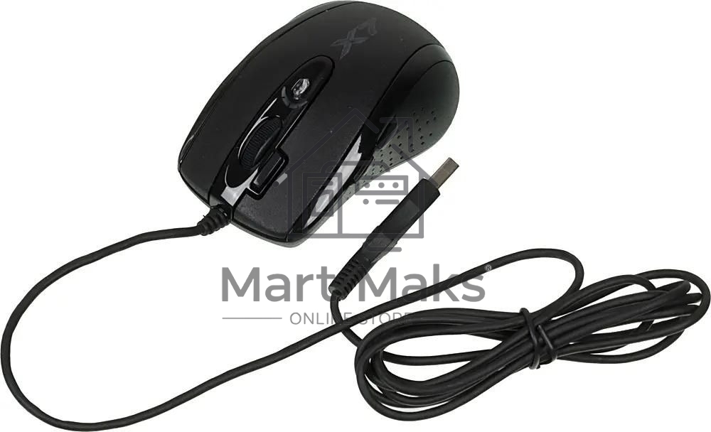 Мышь проводная A4Tech X-710MK черный, 2000 dpi, USB, кнопки - 7