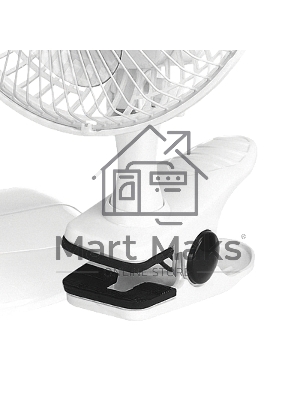 Вентилятор настольный Scarlett SC-DF111S01 25Вт скоростей:2 белый