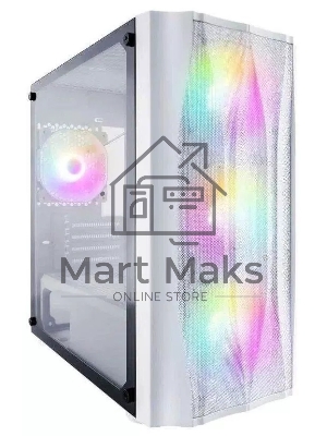 Компьютерный корпус 1STPLAYER FIREBASE X3-M белый / mATX, TG / 4x120мм LED fans inc. / X3-M-WH-4F1-W