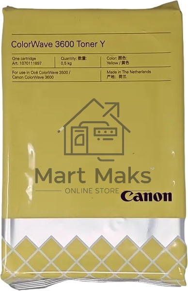 Тонер лазерный Canon ColorWave 3600 Toner Y (3281C001) желтый для Canon Oce ColorWave 3600
