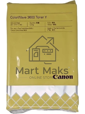 Тонер лазерный Canon ColorWave 3600 Toner Y (3281C001) желтый для Canon Oce ColorWave 3600