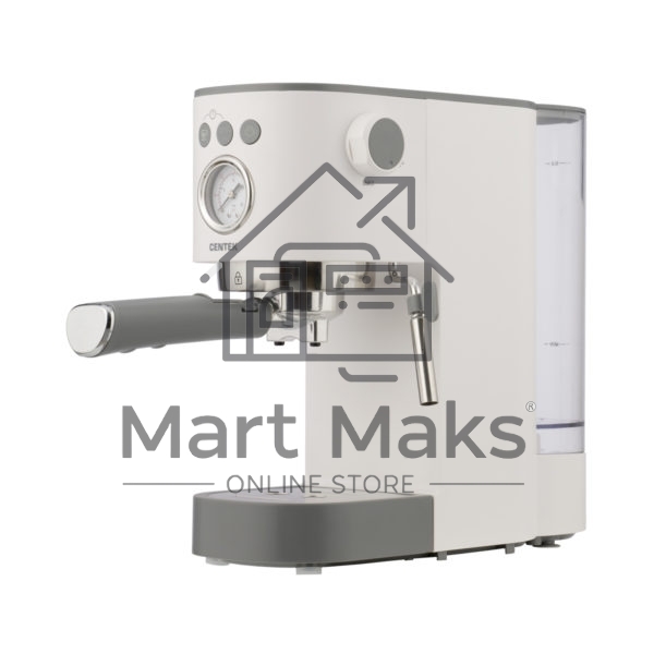 Кофеварка рожковая Centek CT-1168 белый, исп. кофе - молотый, 1.2 л, 1350 Вт, 20 Бар.