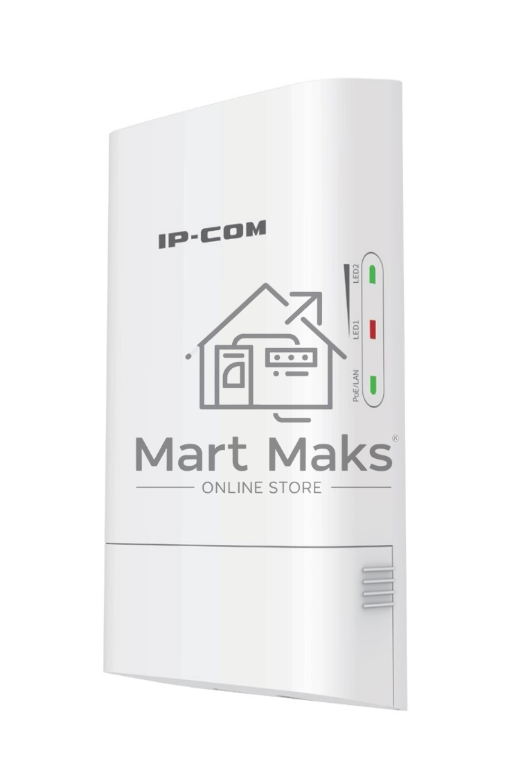 Наружная точка доступа IP-COM CPE5, 5 ГГц, до 867 Мбит/с, IP65, 1х9dbi, PoE, 1х100 Мбит/с