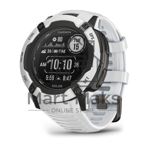 Смарт-часы Garmin Instinct 2X Solar белый 50мм