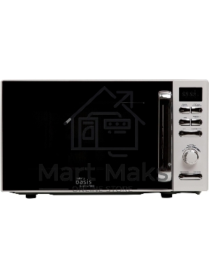 Микроволновая печь Oasis MW-80EW белый, 20 л, 800 Вт, переключатели - сенсор, поворотный механизм