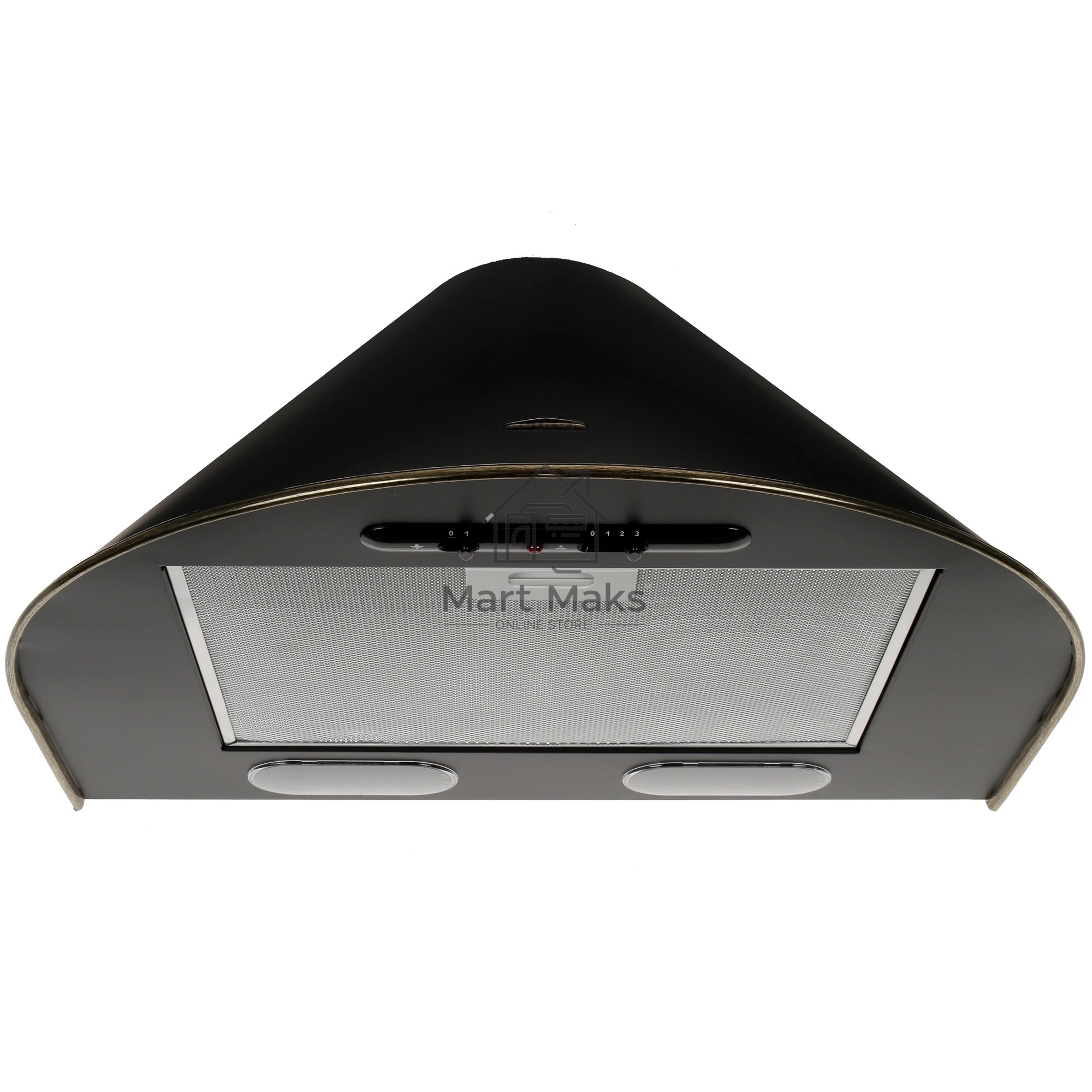 Вытяжка каминная Elikor Эпсилон 60П-430-П3Л черный/золотистый, 60 см, 430 куб. м/ч, 54 дБ