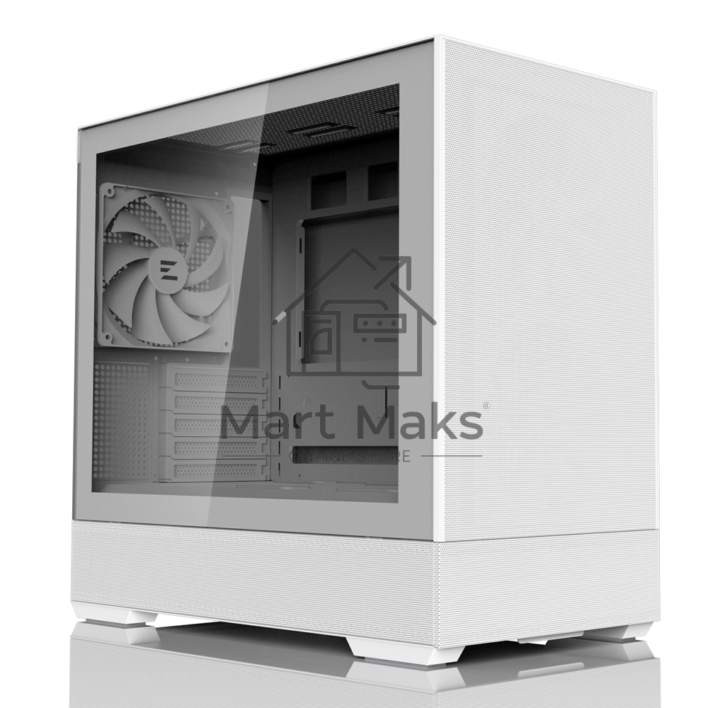 Компьютерный корпус ZALMAN P30 AIR, MATX, WHITE, WINDOW, 2xCombo (3.5'' or 2.5''), 3x2.5