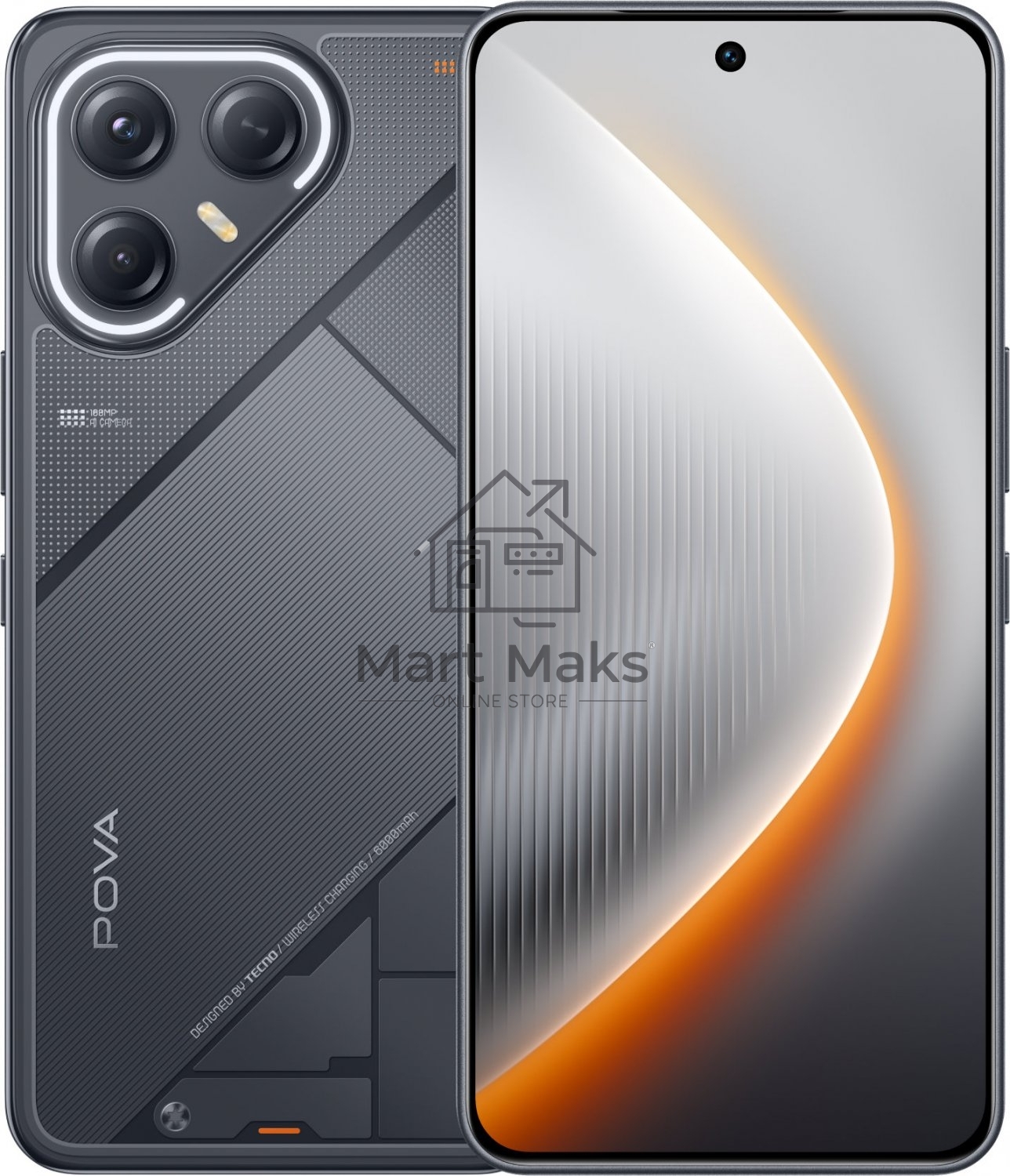 Смартфон Tecno Pova 7 Ultra 5G LJ9, 12/256Gb, черный