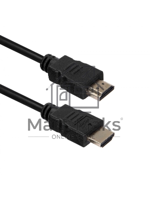 Кабель ACD-DHHM1-30B ACD-DHHM1-30B HDMI 1.4, Golden Plated,19m/19m, черный, 3м, (742194)