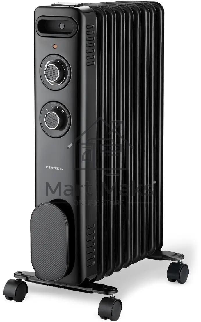 Масляный радиатор CENTEK CT-6231-9 черный