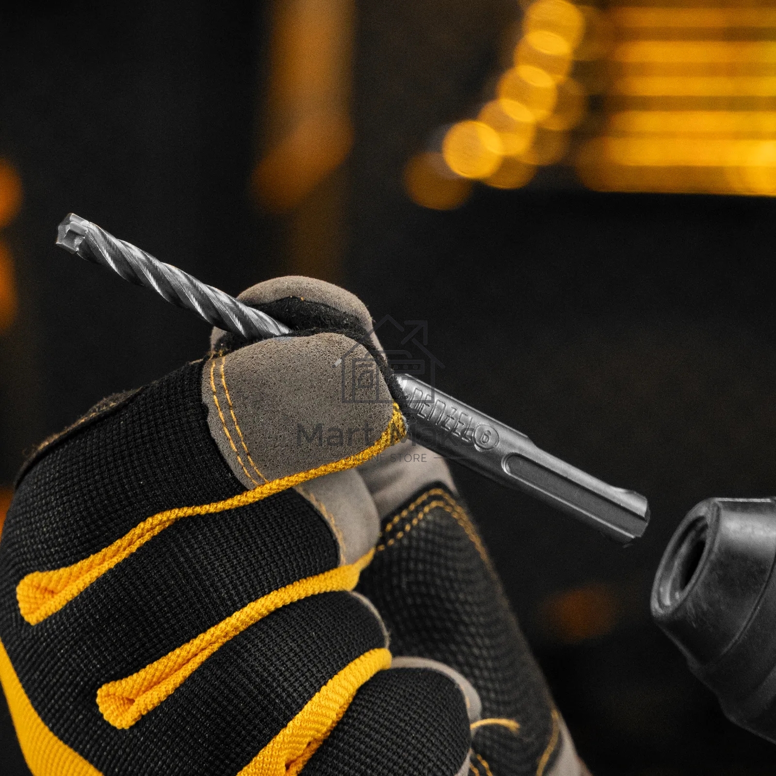 Бур по бетону Denzel цельная крестовая пластина, 6x115 мм, SDS PLUS