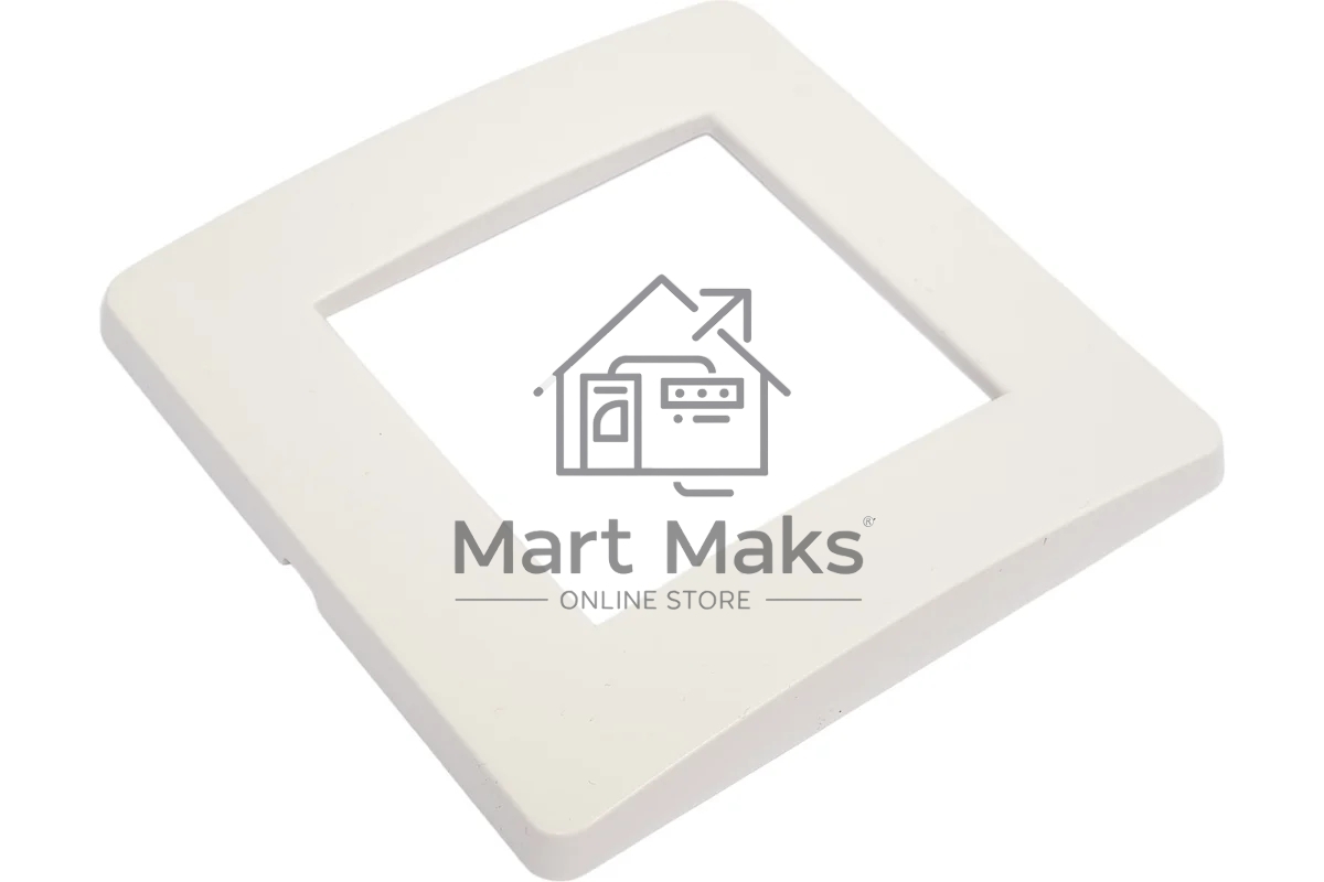 Рамка 1-м 2мод. Brava белый ДКС 75010W