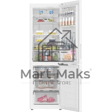 Холодильник Haier C2F619CWU1 белый двухкамерный 256/108л морозилка снизу, No Frost