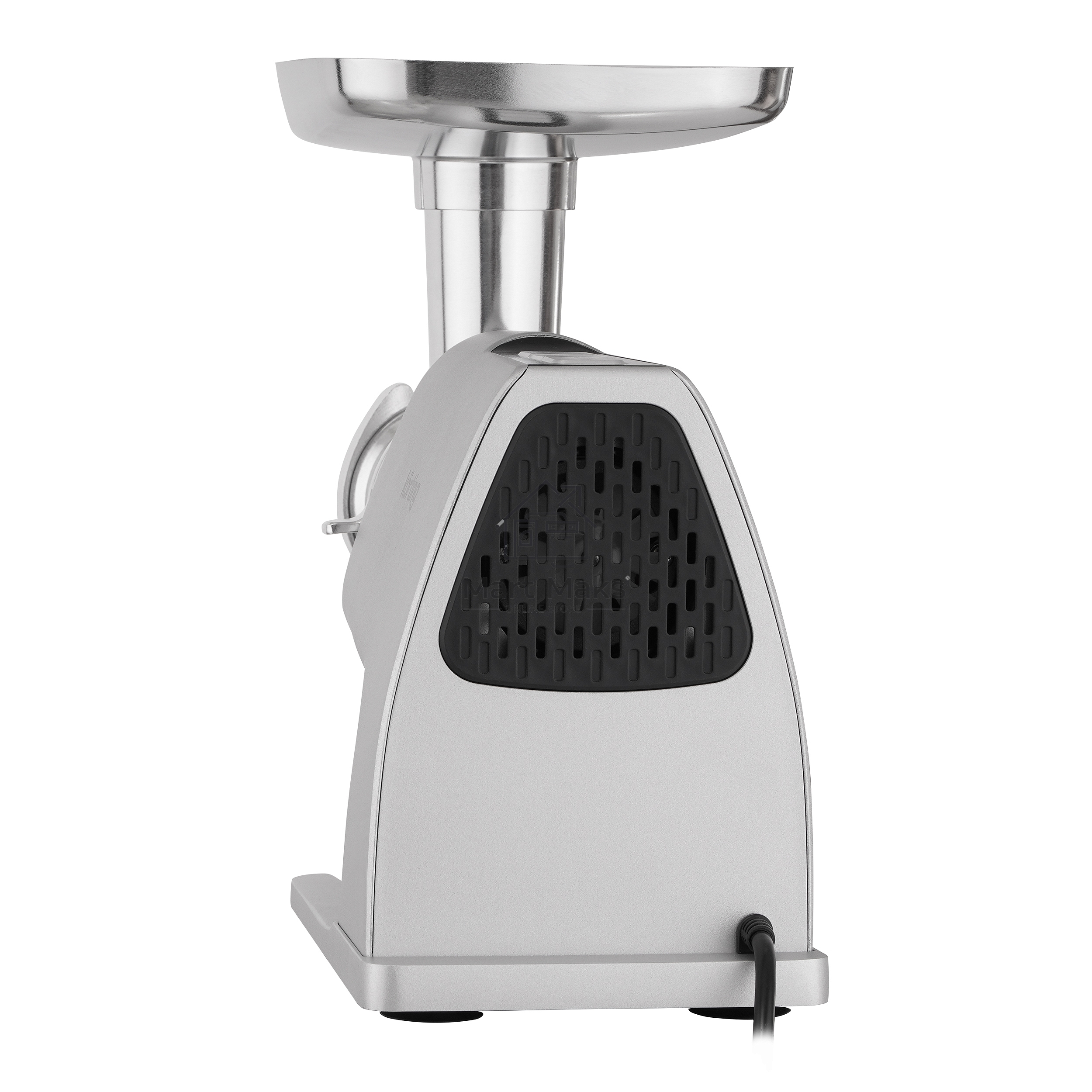 Мясорубка электрическая Korting KMG 0604 X 2500 Вт, 8 насадок, производительность 3.5 кг/мин, защита от перегрева, реверс, серебристый