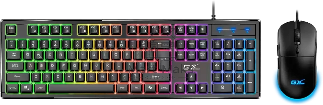 Комплект клавиатура+мышь Genius Scorpion KM-GX6 проводной, USB, 3200 DPI, черный