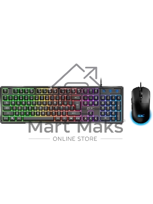 Комплект клавиатура+мышь Genius Scorpion KM-GX6 проводной, USB, 3200 DPI, черный