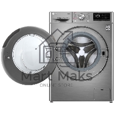 Стиральная машина LG F4V5VYP2T серебристый, загрузка фронтальная 9 кг, 1400 об/мин, класс A