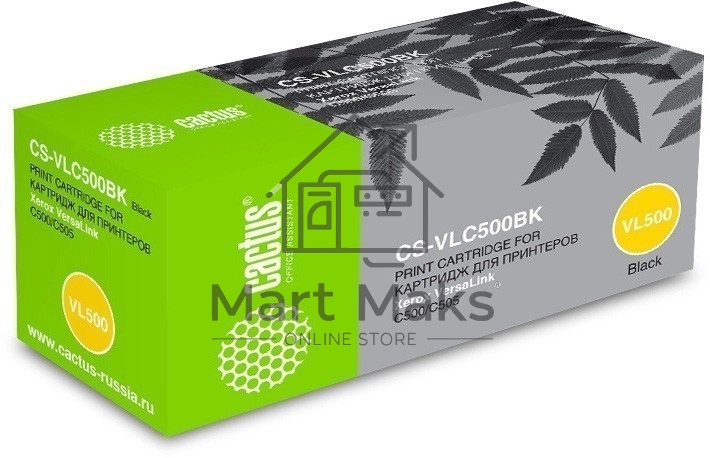 Картридж лазерный Cactus CS-VLC500BKRU 106R03880 черный (5000стр.) для Xerox VersaLink C500/C505
