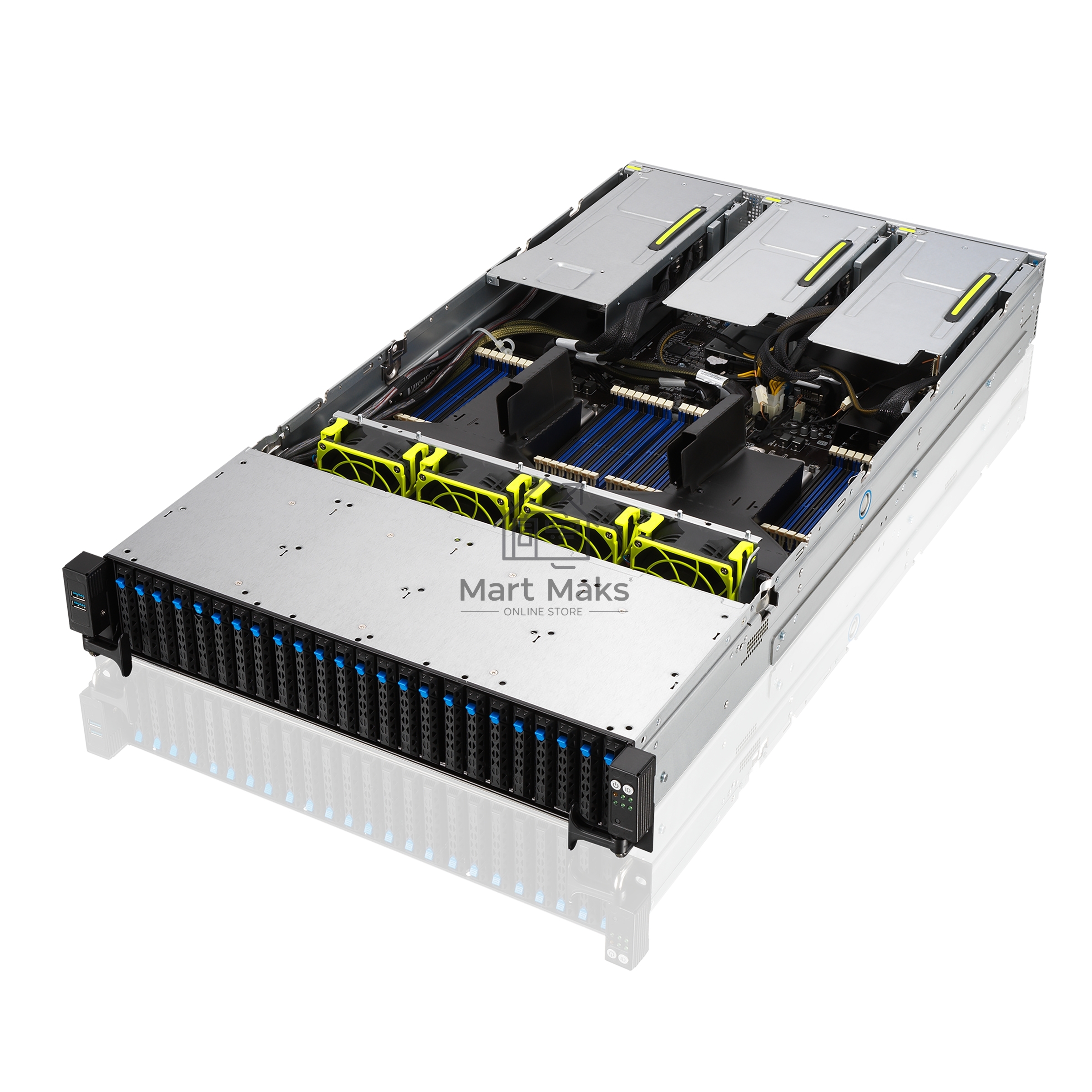 Серверная платформа ASUS RS720A-E11-RS24U/10G/1.6KW/24NVMe/OCP
