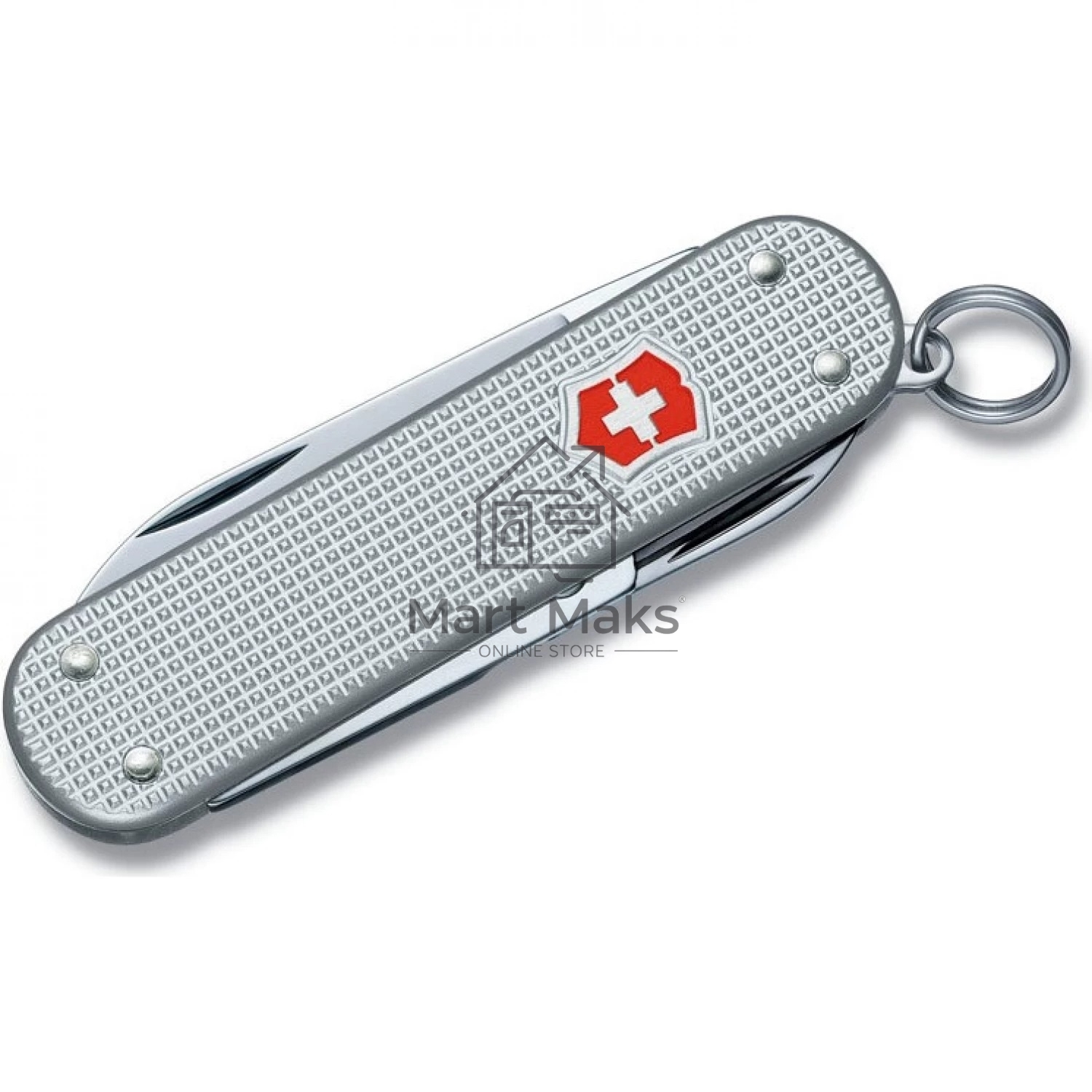 Нож перочинный Victorinox MiniChamp Alox (0.6381.26) 58мм 14 функций серебристый