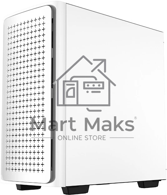 Компьютерный корпус Deepcool CK560 WH без БП, боковое окно (закаленное стекло), 3xARGB LED 120мм вентилятора спереди и 1x140мм вентилятор сзади, белый, ATX