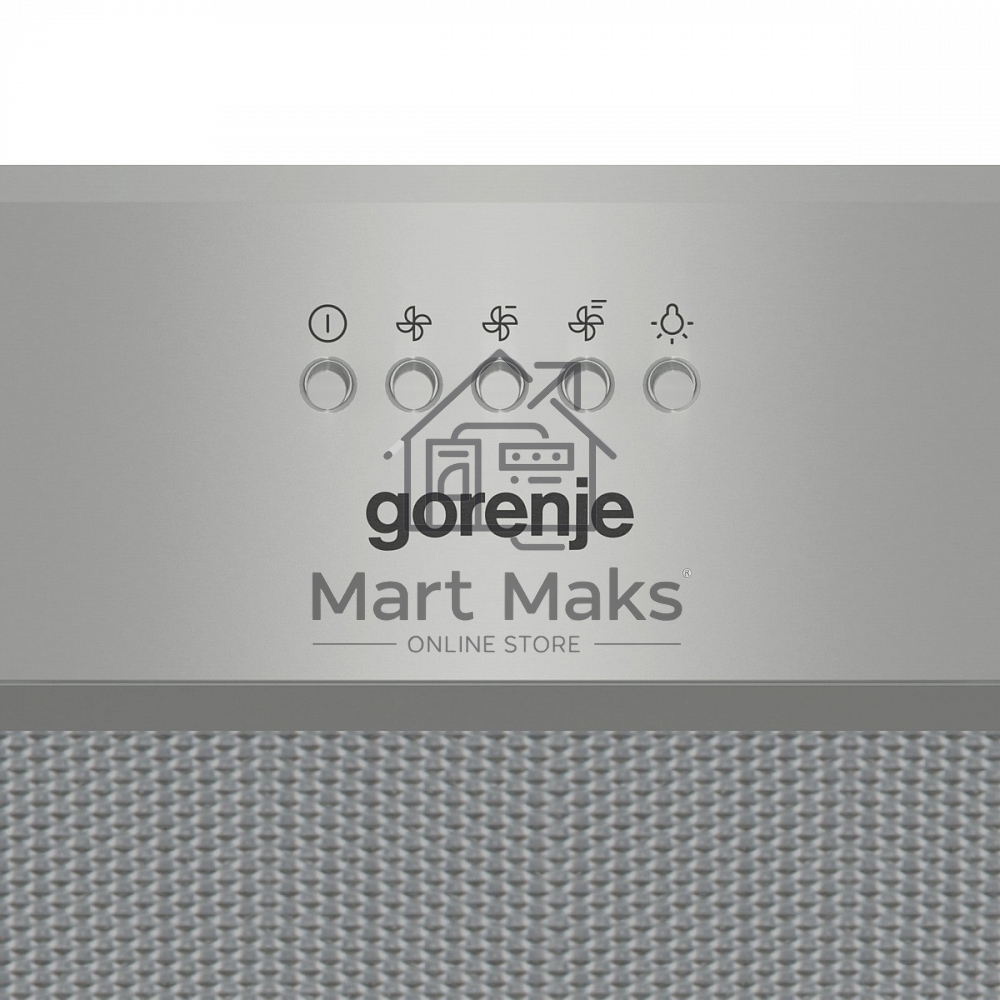 Вытяжка встраиваемая Gorenje BHI626E6X нержавеющая сталь, 60 см, 677 куб. м/ч, 61 дБ