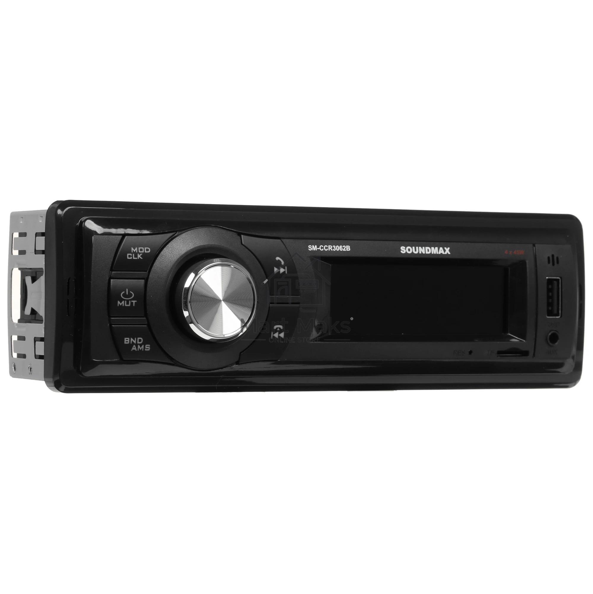 Автомагнитола Soundmax SM-CCR3062B, 1 DIN, Bluetooth, USB Type-A, AUX