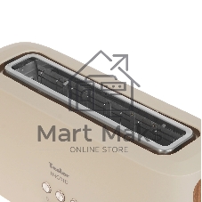 Тостер TESLER TT-140 бежевый, 980 Вт, 1 слот