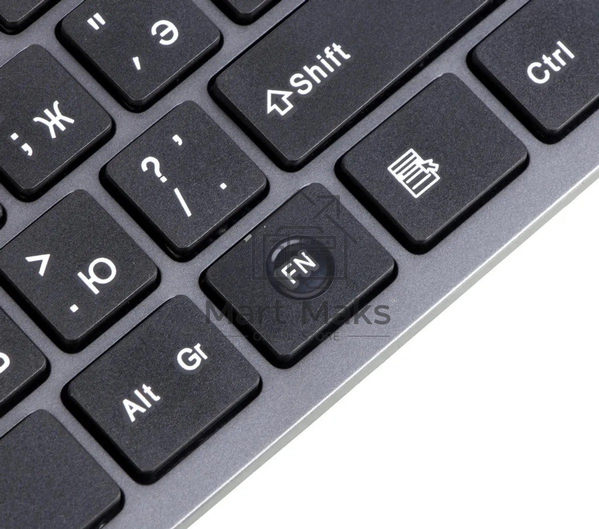 Клавиатура A4Tech KV-300H серый/черный USB slim