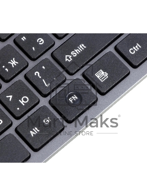 Клавиатура проводная A4Tech KV-300H серый/черный USB slim