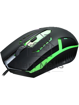 Мышь проводная Oklick 398G черный, 2400 dpi, USB, кнопки - 4