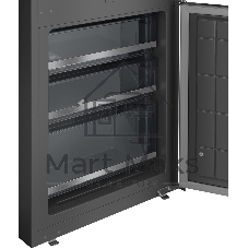 Холодильник Weissgauff WRK 2000 Total NoFrost Inverter нержавеющая сталь двухкамерный 240/95л морозилка снизу