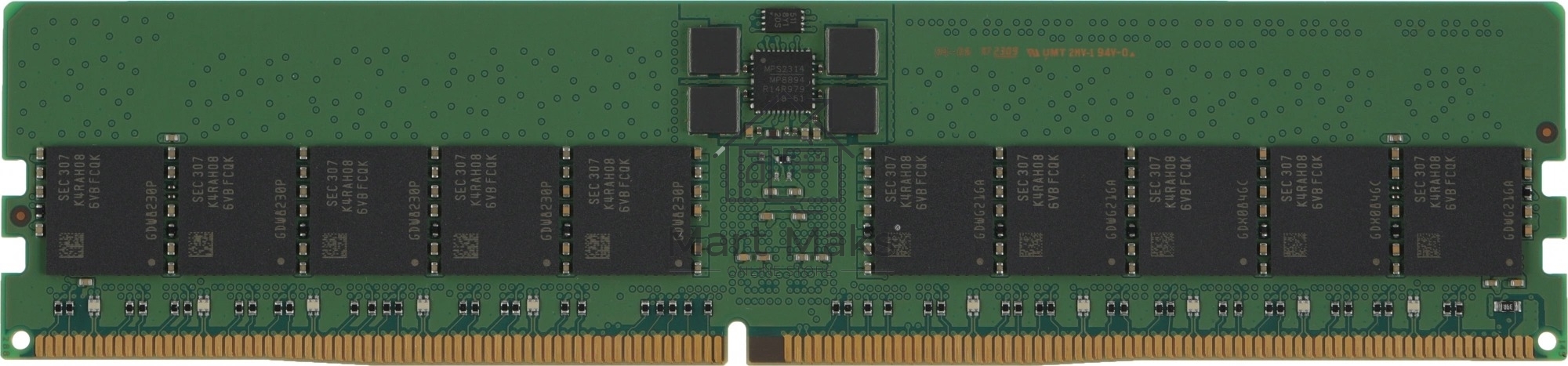 Оперативная память Samsung, DDR5, 32GB (1x32GB), 4800MHz, CL40, ECC, RDIMM, OEM