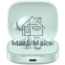 Наушники TWS Xiaomi Redmi Buds 6 зеленый, внутриканальные, Bluetooth, активное шумоподавление, до 40 ч