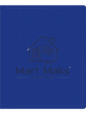 Папка на 2-х кольцах Silwerhof Eco A4, пластик, 0.5мм, синий