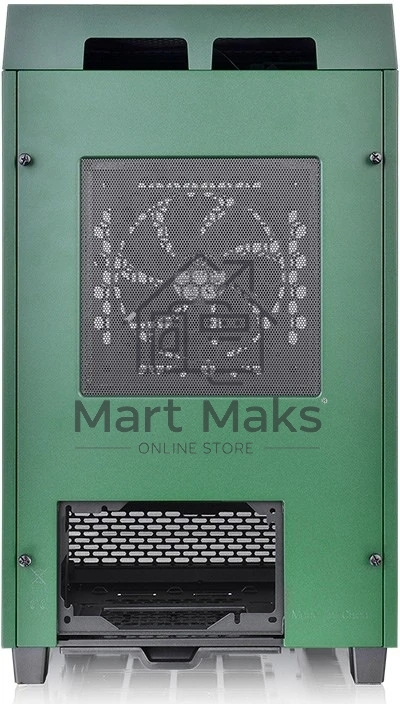 Компьютерный корпус Thermaltake The Tower 100 Racing Green без БП miniITX 1x120мм 3x140мм 2xUSB 3.0 audio bott PSU