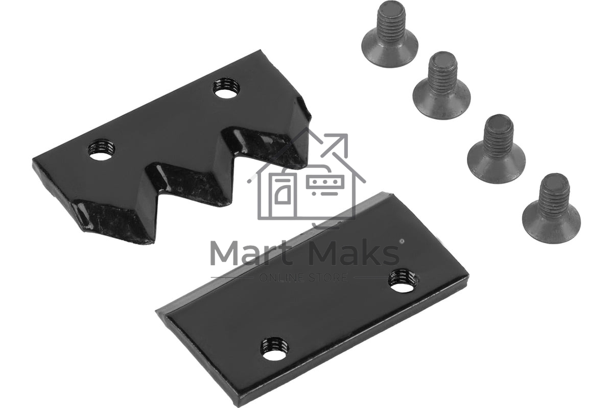 Нож шнека для грунта Denzel ER-150, диаметр 150 мм, комплект 2 шт