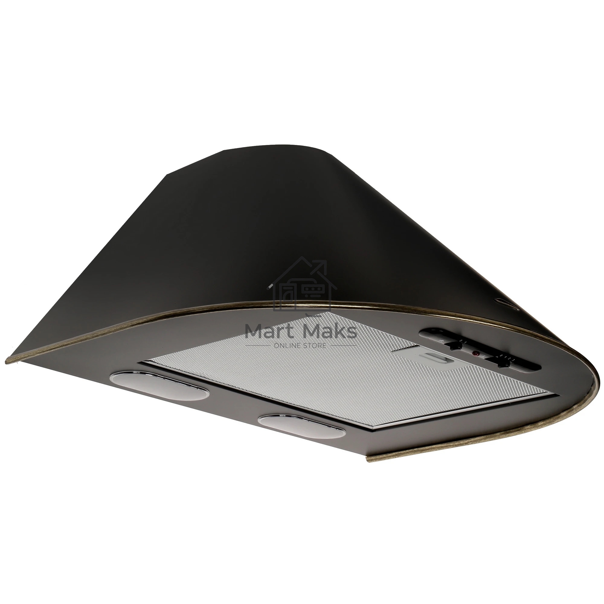 Вытяжка каминная Elikor Эпсилон 60П-430-П3Л черный/золотистый, 60 см, 430 куб. м/ч, 54 дБ