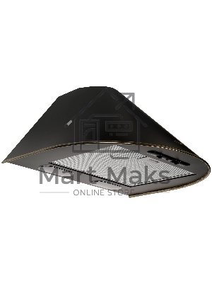 Вытяжка каминная Elikor Эпсилон 60П-430-П3Л черный/золотистый, 60 см, 430 куб. м/ч, 54 дБ