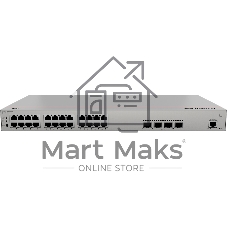 Коммутатор Huawei S310-24P4X, 24×1 Гбит/с PoE+ + 4×10 Гбит/с SFP+, управляемый