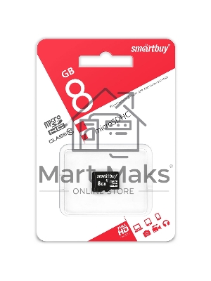 Карта памяти Smartbuy microSDHC (Transflash) 8Gb (class 10)