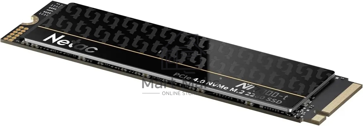 Накопитель SSD Netac NV7000-T, 4Tb, M.2 2280, PCIe 4.0 x4, NVMe, R/W 7300/6700, с радиатором