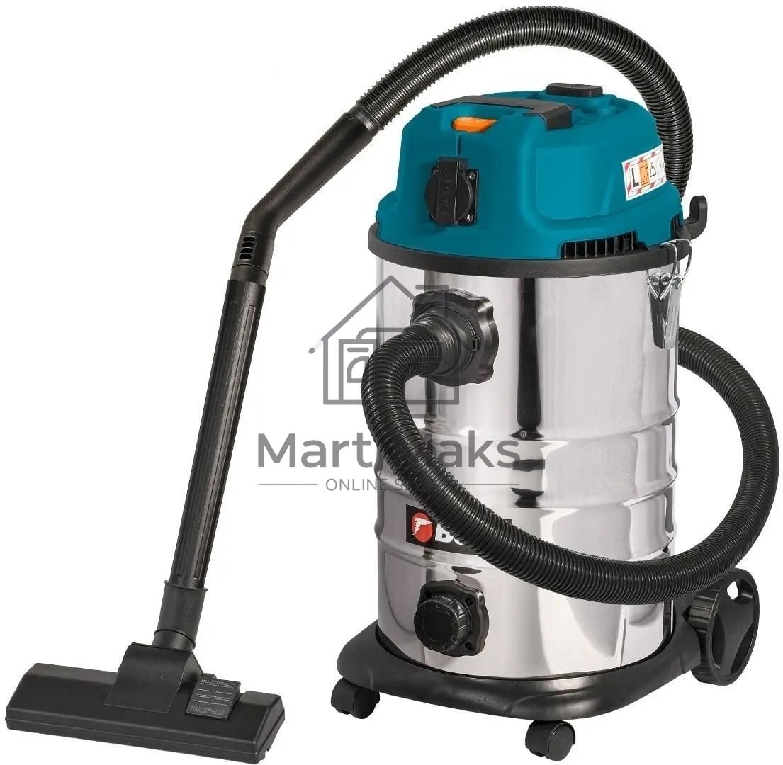 Строительный пылесос Bort BSS-1630-Storm 1600Вт (уборка: сухая/влажная) синий