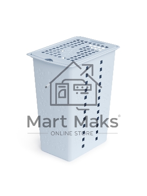 Корзина для белья Альтернатива Виолетта М2444 30л, голуб .