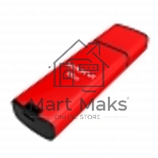 Флешка USB Maxvi MP2 red (FD16GbUSB20C10MP2), 16Gb, USB 2.0, R/W 15/5, красный/черный